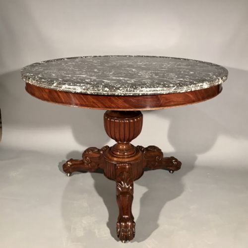 french empire gueridon centre table - CATEGORY: ANTIQUE TABLES - DATED 1850