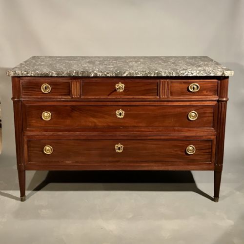 early c19th french directoire commode - CATEGORY: ANTIQUE CHEST OF DRAWERS - DATED 19TH CENTURY