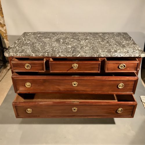 EARLY C19TH FRENCH DIRECTOIRE COMMODE - ADDITIONAL PHOTO 4