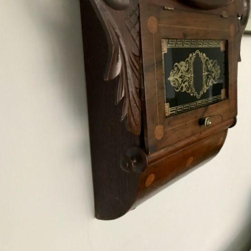 AMERICAN DROP DIAL WALL CLOCK C1920 - ADDITIONAL PHOTO 2