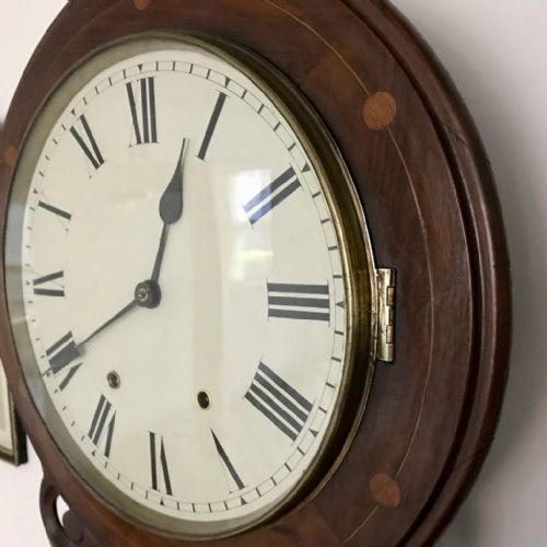 AMERICAN DROP DIAL WALL CLOCK C1920 - ADDITIONAL PHOTO 3