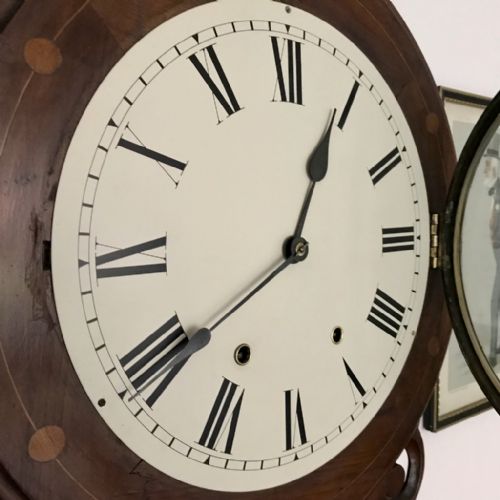 AMERICAN DROP DIAL WALL CLOCK C1920 - ADDITIONAL PHOTO 4