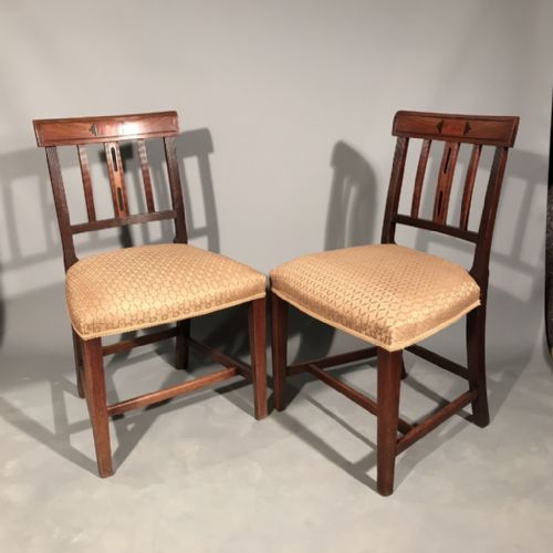 pair of early c19th side chairs - CATEGORY: ANTIQUE CHAIRS - DATED GEORGIAN