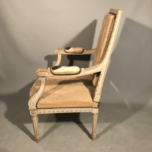 SUPER PAIR OF FRENCH C19TH ARMCHAIRS FAUTEUIL - ADDITIONAL PHOTO 5