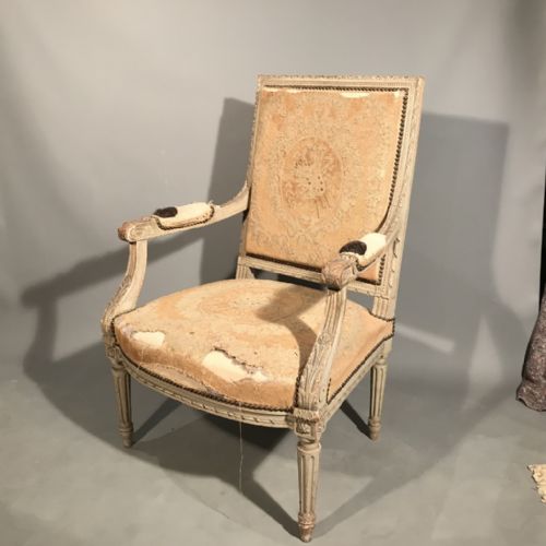 SUPER PAIR OF FRENCH C19TH ARMCHAIRS FAUTEUIL - ADDITIONAL PHOTO 7