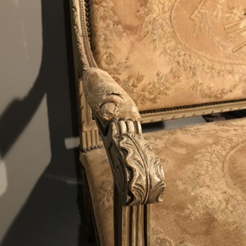 FRENCH C19TH 2 SEAT SOFA WITH TAPESTRY - ADDITIONAL PHOTO 7