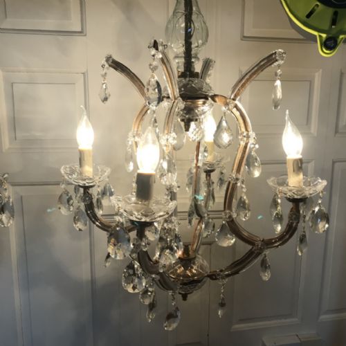 FANTASTIC PAIR OF MARIE THERESE CHANDELIERS - ADDITIONAL PHOTO 2