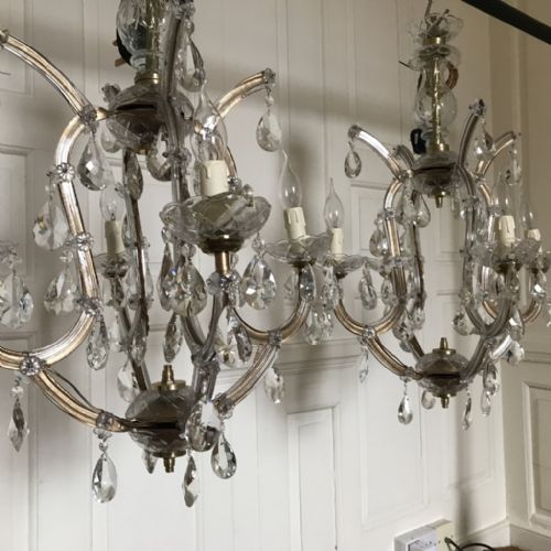 FANTASTIC PAIR OF MARIE THERESE CHANDELIERS - ADDITIONAL PHOTO 5