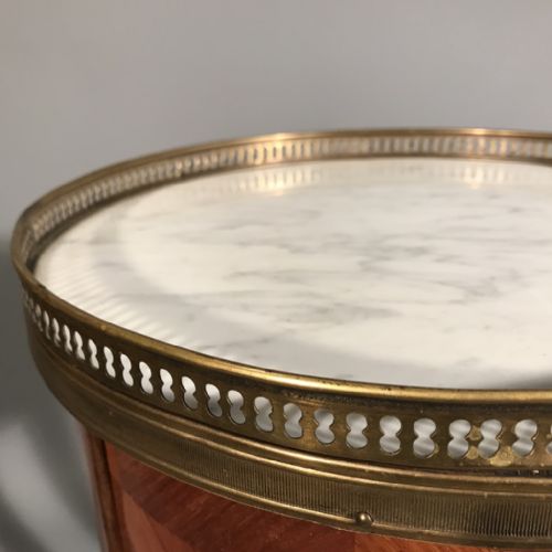 FRENCH EMPIRE URN TABLE WITH MARBLE TOP - ADDITIONAL PHOTO 3