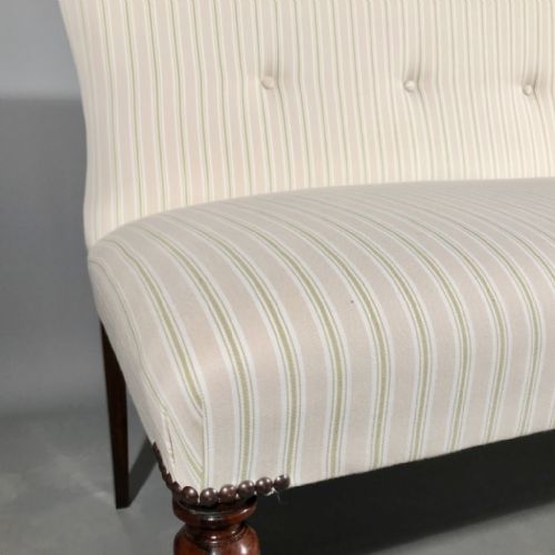 FULLY RESTORED REGENCY ROSEWOOD WINDOWSEAT - ADDITIONAL PHOTO 1