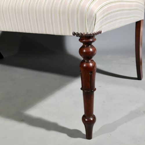FULLY RESTORED REGENCY ROSEWOOD WINDOWSEAT - ADDITIONAL PHOTO 2