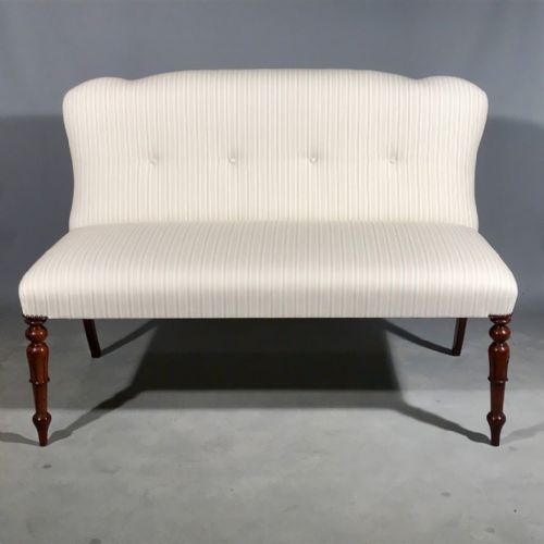 FULLY RESTORED REGENCY ROSEWOOD WINDOWSEAT - ADDITIONAL PHOTO 3