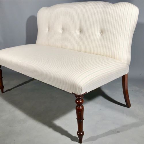 FULLY RESTORED REGENCY ROSEWOOD WINDOWSEAT - ADDITIONAL PHOTO 5