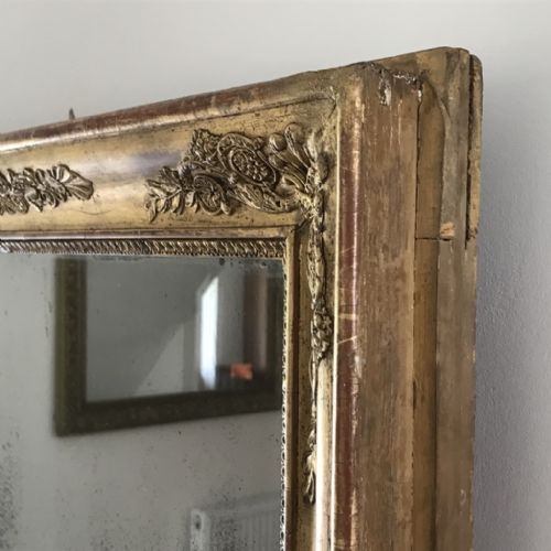 FRENCH C19TH GILT MIRROR - ADDITIONAL PHOTO 4