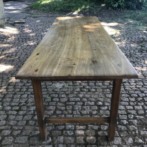 25M FRENCH OAK TABLE PAIR OF BENCHES - ADDITIONAL PHOTO 4