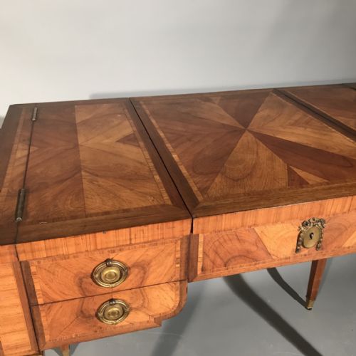 RARE FRENCH LIFT MIRROR TOP DRESSING TABLE - ADDITIONAL PHOTO 3