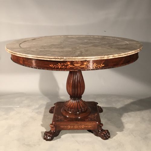 magnificent rosewood gueridon centre table - CATEGORY: ANTIQUE TABLES - DATED 19TH CENTURY