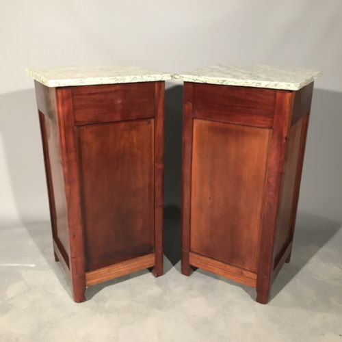 PAIR OF FRENCH BEDSIDE CABINETS - ADDITIONAL PHOTO 6