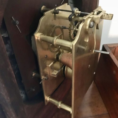 12'' FUSEE DIAL CLOCK WITH CONVEX GLASS - ADDITIONAL PHOTO 2