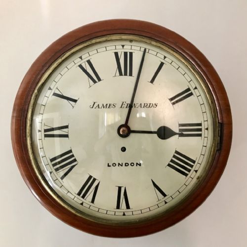 12'' FUSEE DIAL CLOCK WITH CONVEX GLASS - ADDITIONAL PHOTO 5