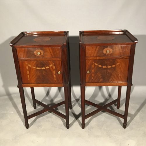 SUPERB PAIR OF FRENCH BEDSIDE CABINETS - ADDITIONAL PHOTO 7