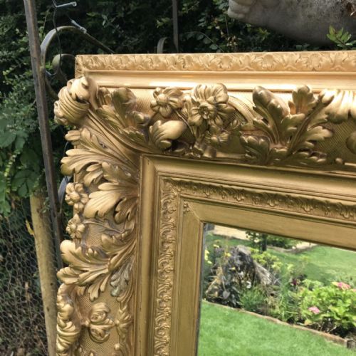 SUBSTANTIAL C19TH GILT MIRROR 117CM X 140CM - ADDITIONAL PHOTO 1