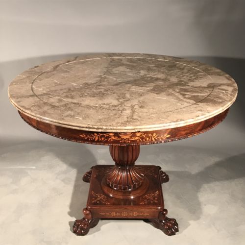 MAGNIFICENT ROSEWOOD GUERIDON CENTRE TABLE - ADDITIONAL PHOTO 1