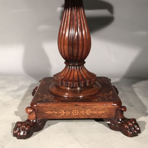 MAGNIFICENT ROSEWOOD GUERIDON CENTRE TABLE - ADDITIONAL PHOTO 3