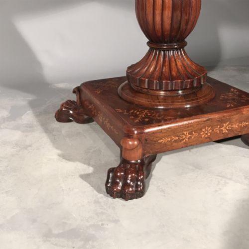 MAGNIFICENT ROSEWOOD GUERIDON CENTRE TABLE - ADDITIONAL PHOTO 5