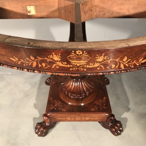 MAGNIFICENT ROSEWOOD GUERIDON CENTRE TABLE - ADDITIONAL PHOTO 6