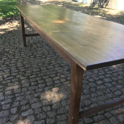 25M FRENCH SOLID OAK FARMHOUSE TABLE - ADDITIONAL PHOTO 6