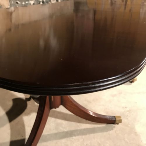 REGENCY STYLE EXTENDING DINING TABLE - ADDITIONAL PHOTO 4