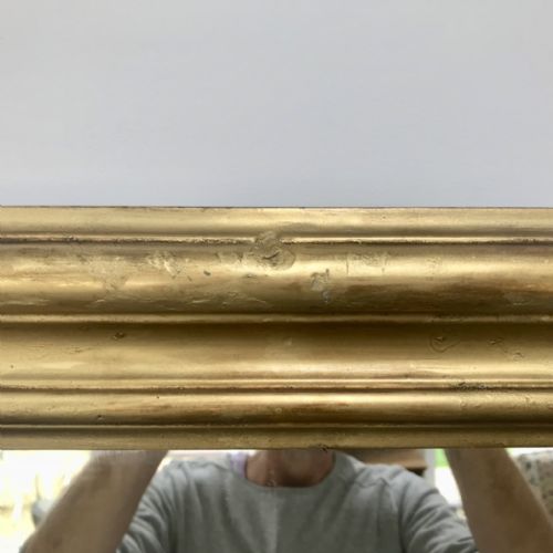 LARGE FRENCH GILT MIRROR 180CM HIGH - ADDITIONAL PHOTO 1
