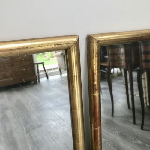 GOOD PAIR OF FRENCH GILT MIRRORS - ADDITIONAL PHOTO 2