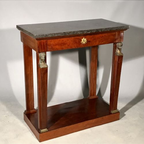 superb french empire console table - CATEGORY: ANTIQUE TABLES - DATED 19TH CENTURY