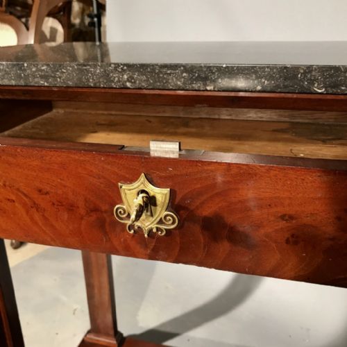 SUPERB FRENCH EMPIRE CONSOLE TABLE - ADDITIONAL PHOTO 1