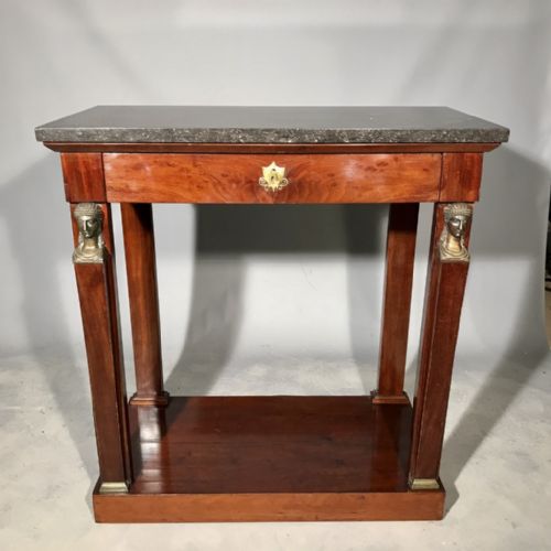 SUPERB FRENCH EMPIRE CONSOLE TABLE - ADDITIONAL PHOTO 2