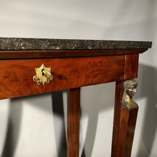SUPERB FRENCH EMPIRE CONSOLE TABLE - ADDITIONAL PHOTO 3