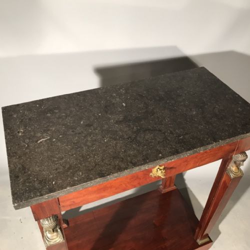SUPERB FRENCH EMPIRE CONSOLE TABLE - ADDITIONAL PHOTO 5