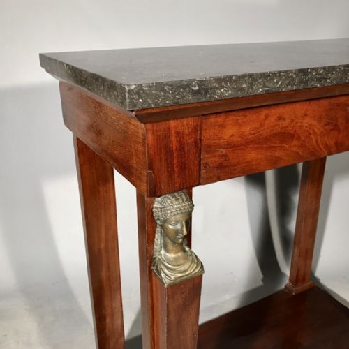 SUPERB FRENCH EMPIRE CONSOLE TABLE - ADDITIONAL PHOTO 6