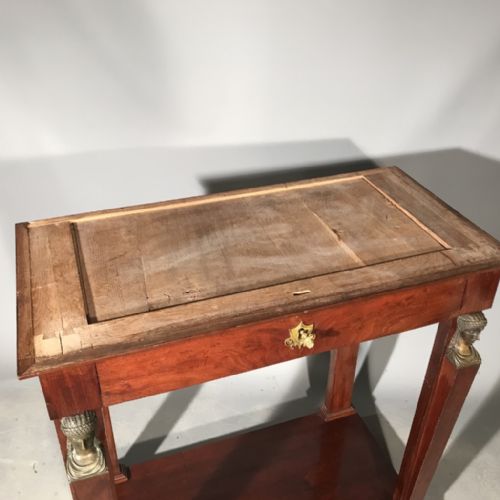 SUPERB FRENCH EMPIRE CONSOLE TABLE - ADDITIONAL PHOTO 7
