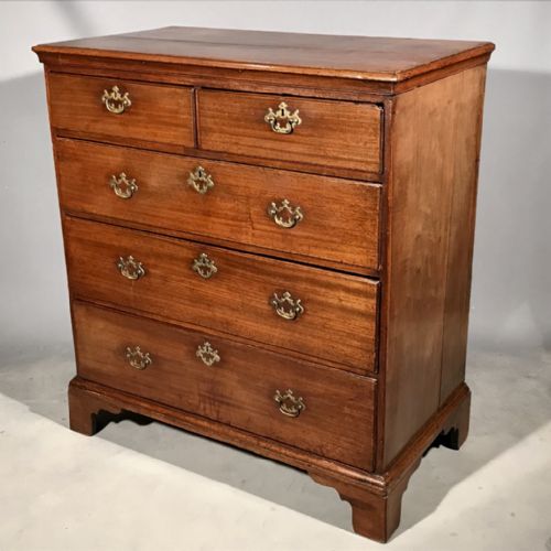 georgian 2 over 3 chest of drawers - CATEGORY: ANTIQUE CHEST OF DRAWERS - DATED GEORGIAN