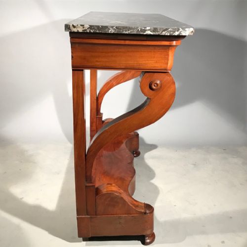 FRENCH LOUIS PHILIPPE CONSOLE TABLE - ADDITIONAL PHOTO 1