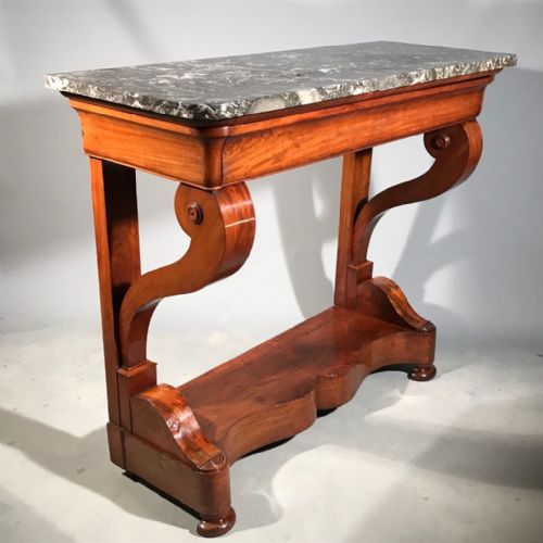FRENCH LOUIS PHILIPPE CONSOLE TABLE - ADDITIONAL PHOTO 3