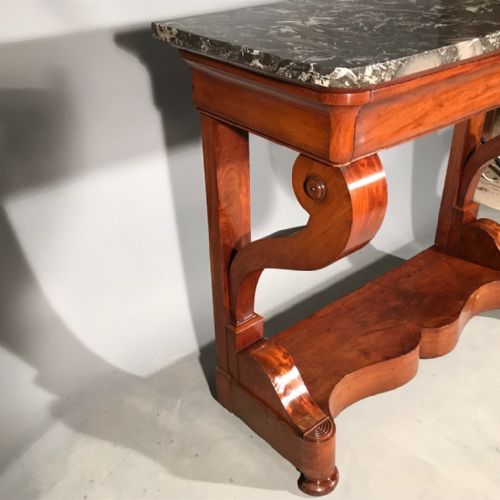 FRENCH LOUIS PHILIPPE CONSOLE TABLE - ADDITIONAL PHOTO 5