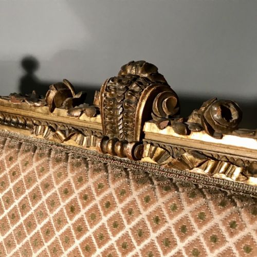 SUPER QUALITY FRENCH GILT 2 SEATER SOFA - ADDITIONAL PHOTO 2