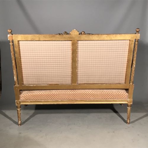 SUPER QUALITY FRENCH GILT 2 SEATER SOFA - ADDITIONAL PHOTO 6