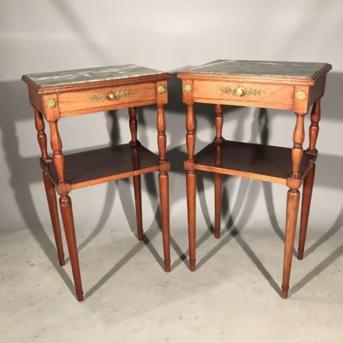 good pair of french empire style side tables - CATEGORY: ANTIQUE CABINETS - DATED 1900