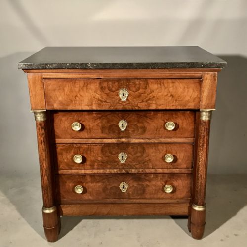 SUPER QUALITY SMALL FRENCH EMPIRE COMMODE CHEST - ADDITIONAL PHOTO 3