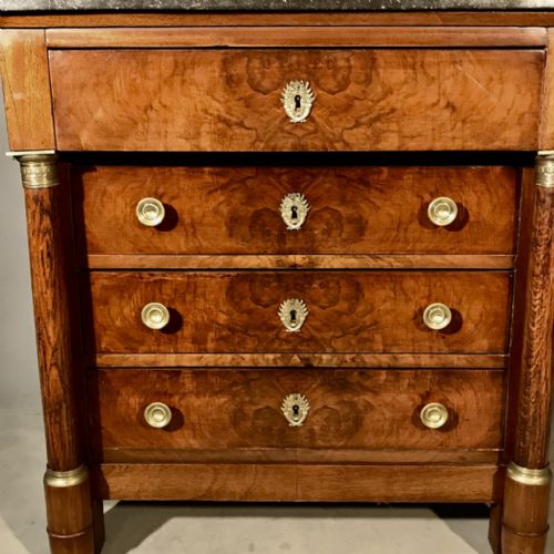 SUPER QUALITY SMALL FRENCH EMPIRE COMMODE CHEST - ADDITIONAL PHOTO 4